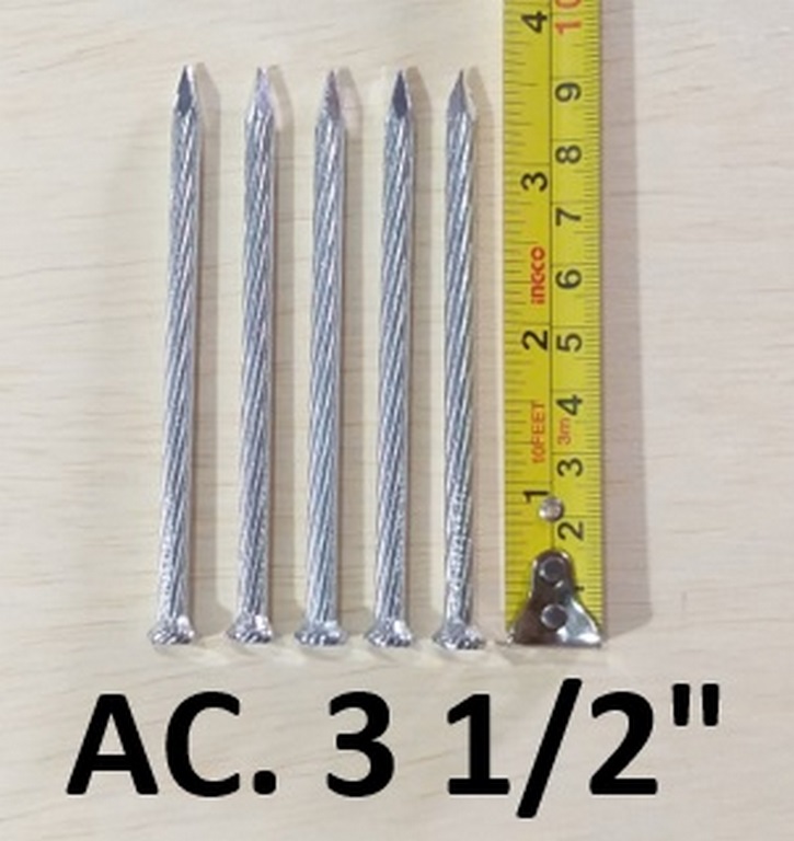 CLAVO AC. 3.5  3 1/2´´ NISSEN JAPON KG. 78U X KG