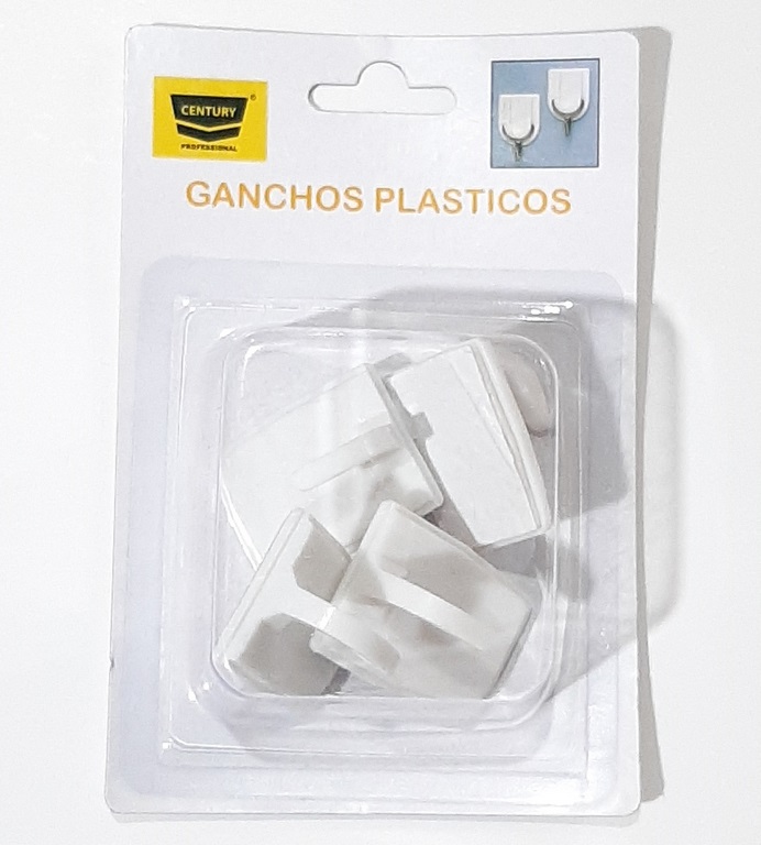 GANCHO PLASTICOS CENTURY 31MMX27MM