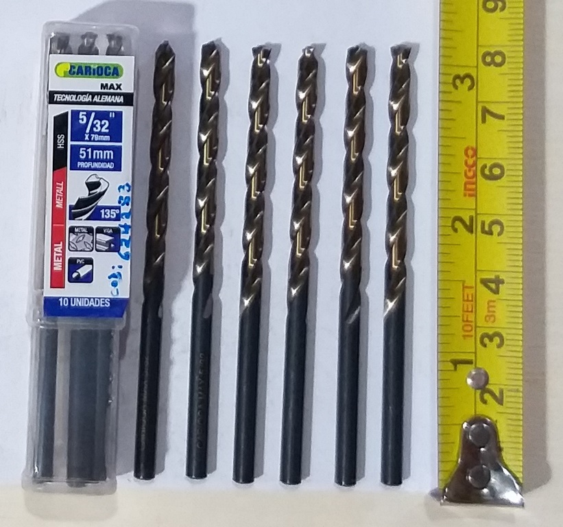 BROCA HSS 5/32 CARIOCA X 79MM M2