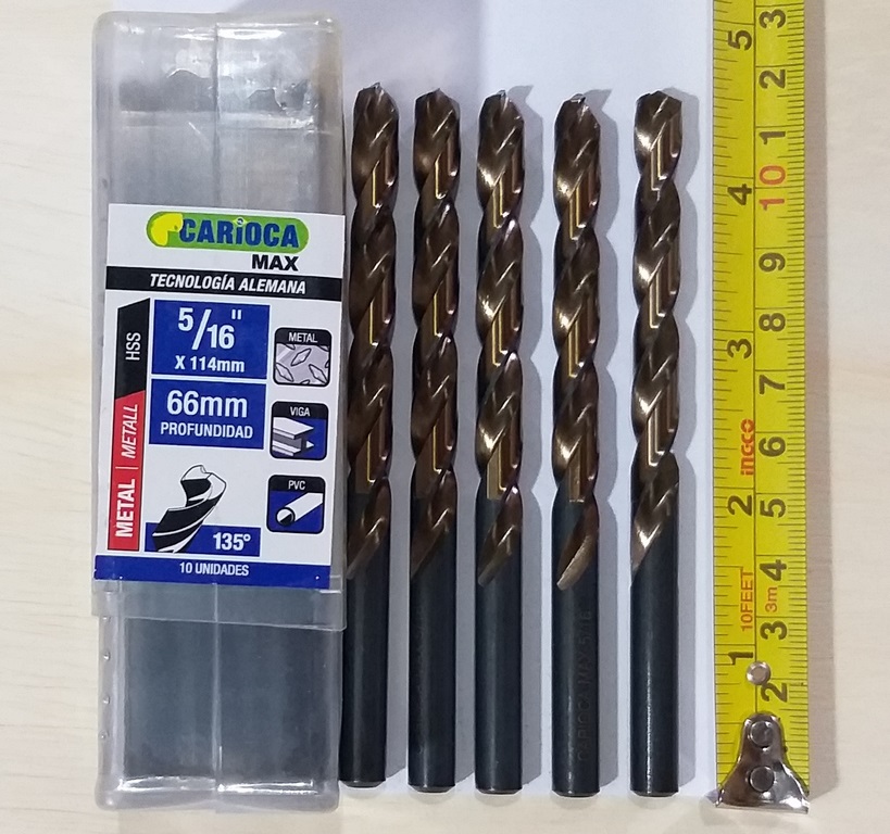 BROCA HSS 5/16 CARIOCA X 114MM M2