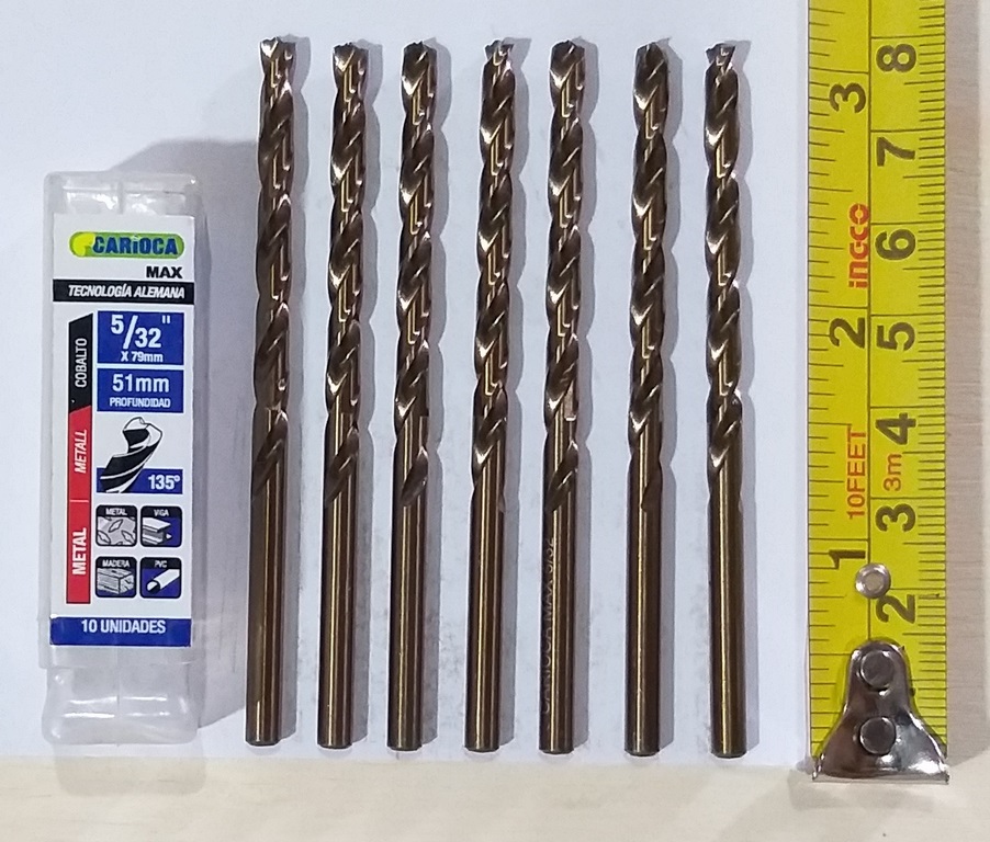 BROCA COBALTO 5/32 X 79MM CARIOCA