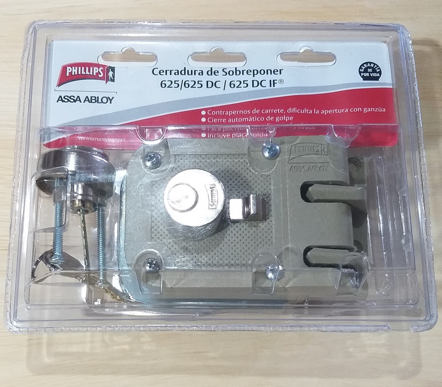 CERRADURA PHILLIPS ENGRAMPE 625 CILINDRO DERECHA