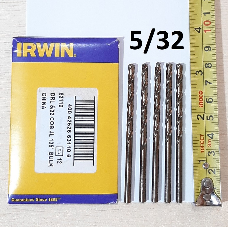 BROCA COBALTO 5/32 IRWIN