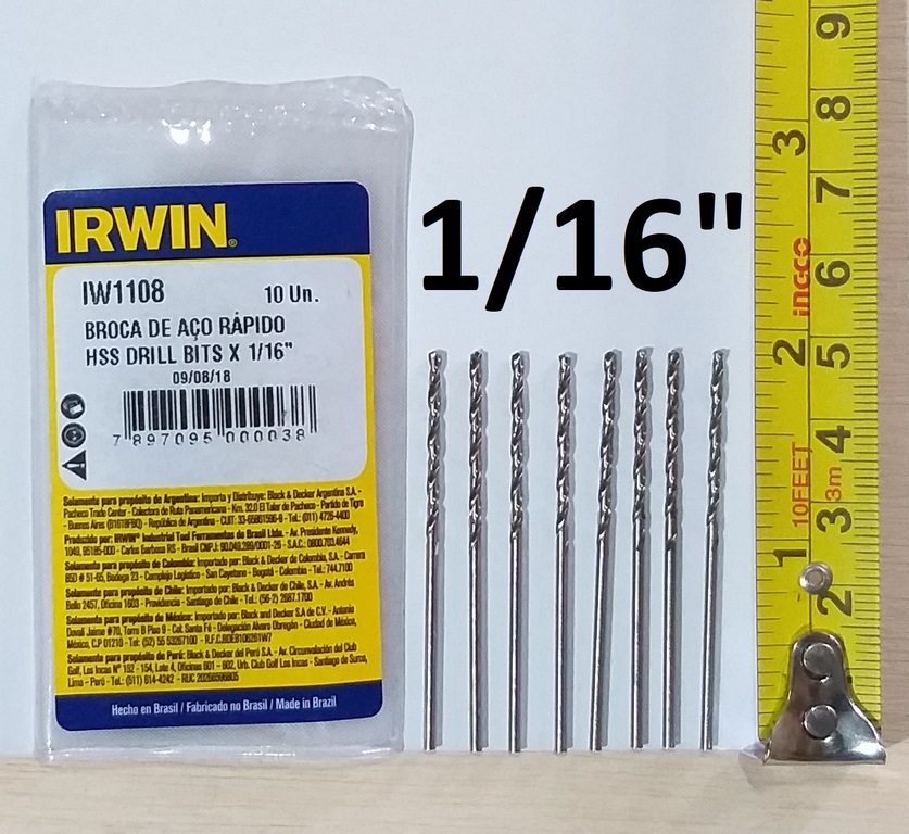 BROCA HSS 1/16´´ IRWIN