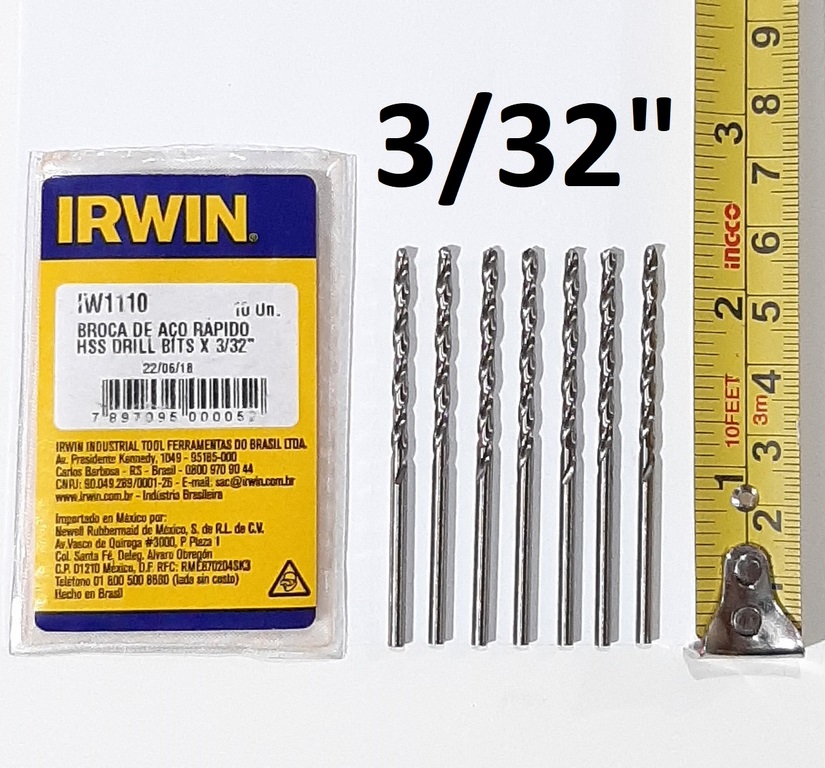 BROCA HSS 3/32´´ IRWIN