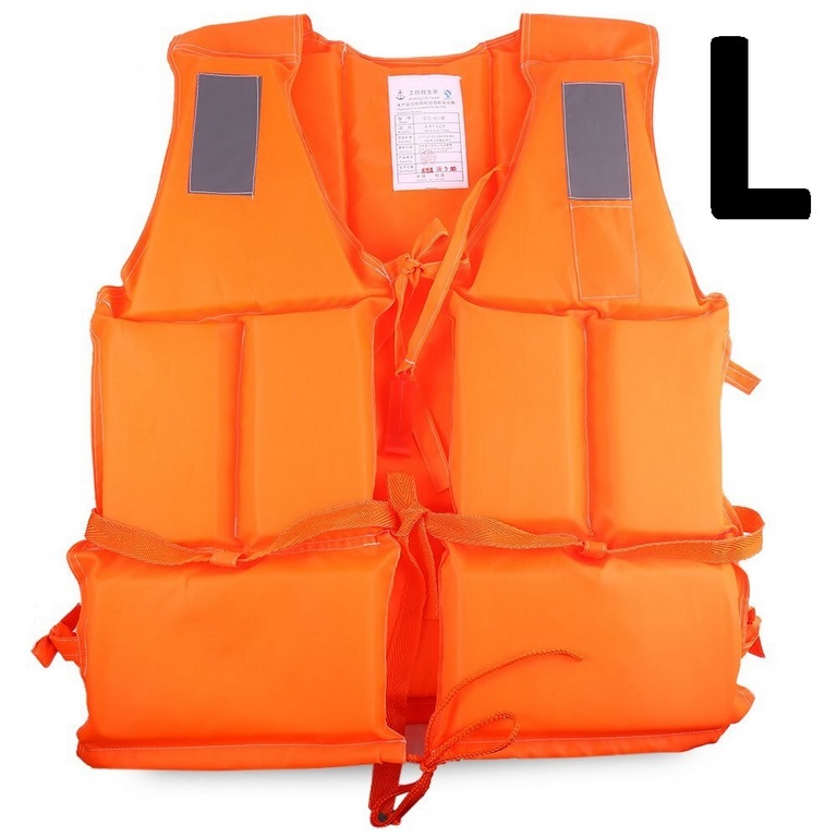 CHALECO SALVAVIDAS NARANJA T. L