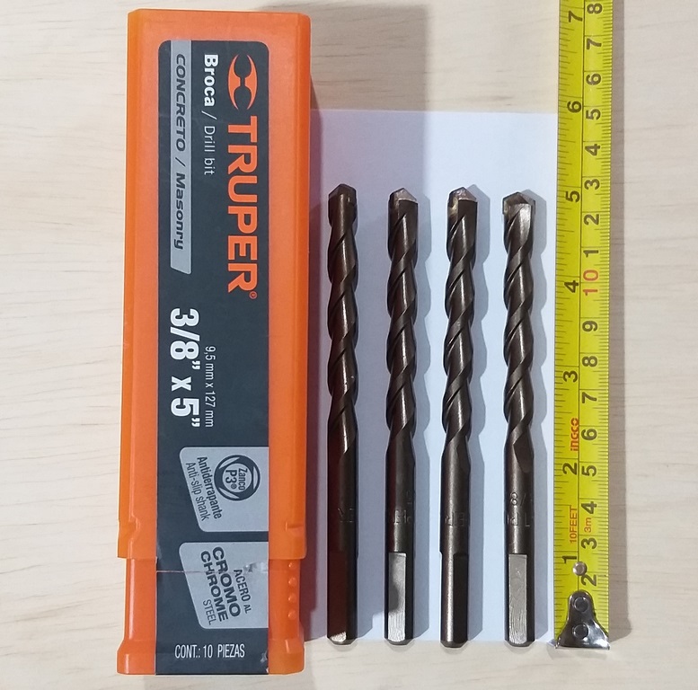 BROCA CONCRETO 3/8 X 5 TRUPER