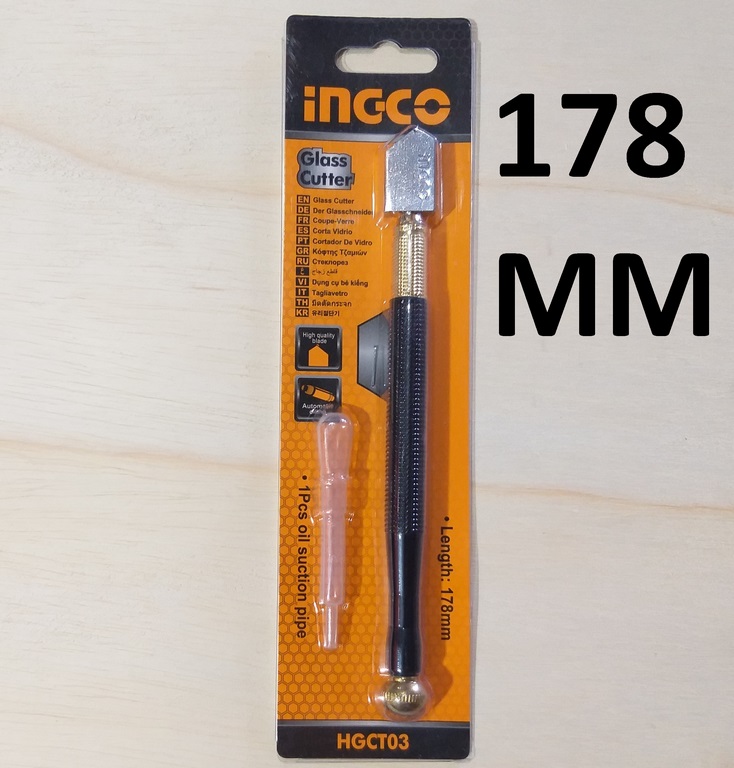 CORTA VIDRIO INGCO 178MM M/METAL HGCT03