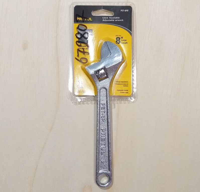 LLAVE FRANCESA 8´´ PRETUL PET-8PB