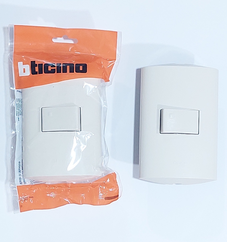 INTERRUPTOR MODUS STYLE 1 SERV.TICINO S/PILOTO AE2100EM