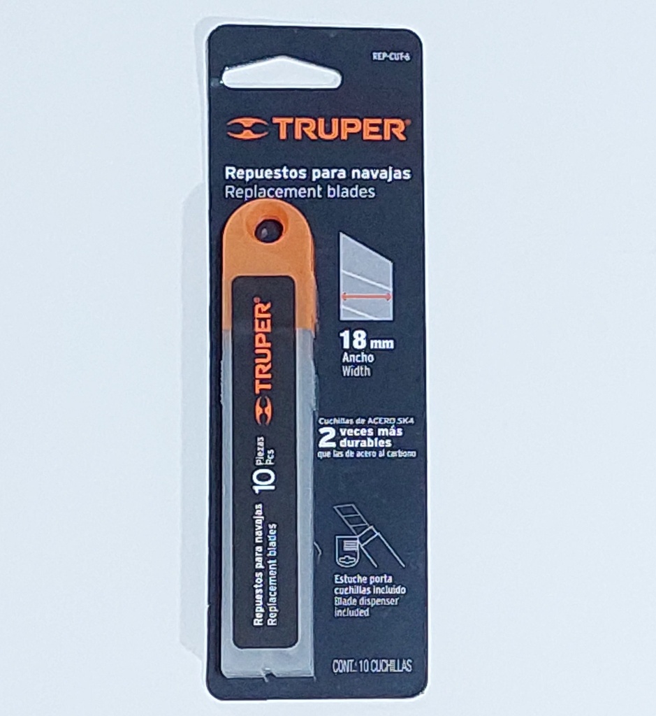 RESPUESTO ESTILETE 10PZS  REP-CUT-6 TRUPER