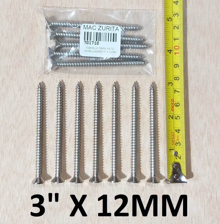 TORN.T.P. 3.00X12 C/AVELLANADO  3 X 12