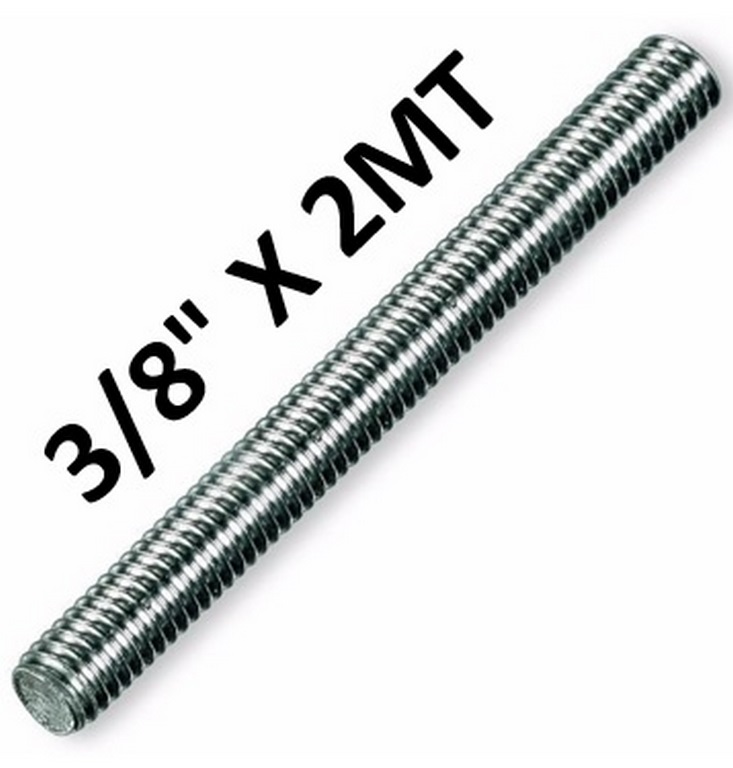 VARILLA GALV. 3/8 X 2MT