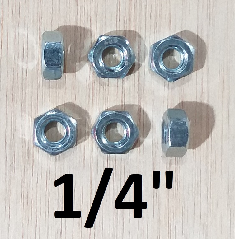 TUERCA GALV. 1/4´´ KG 300 TUERCA