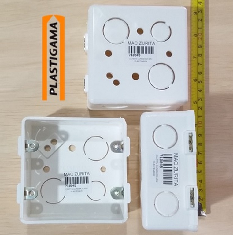 CAJETIN CUADRADO 4X4 PLASTIGAMA