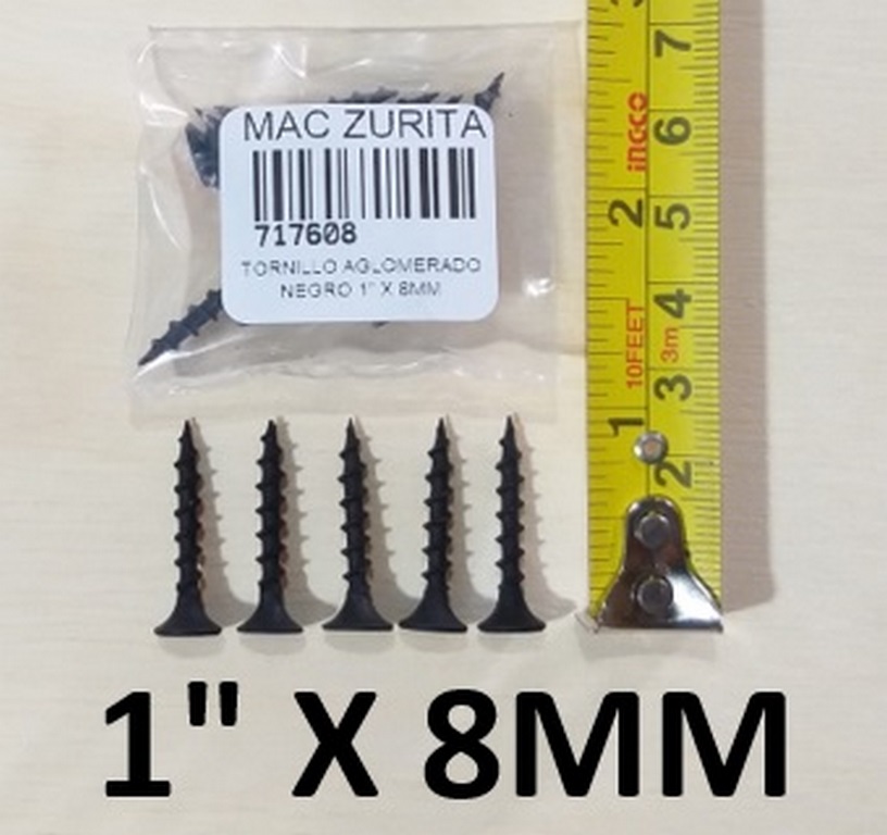 TORN.AGLOM. 1 X 08 NEGRO