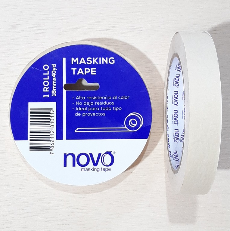 CINTA MASKIN 18MM X 40 MT NOVO 3/4´´