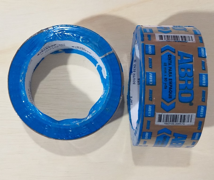 CINTA EMBALAJE 48MMX80Y-CAFE ABRO