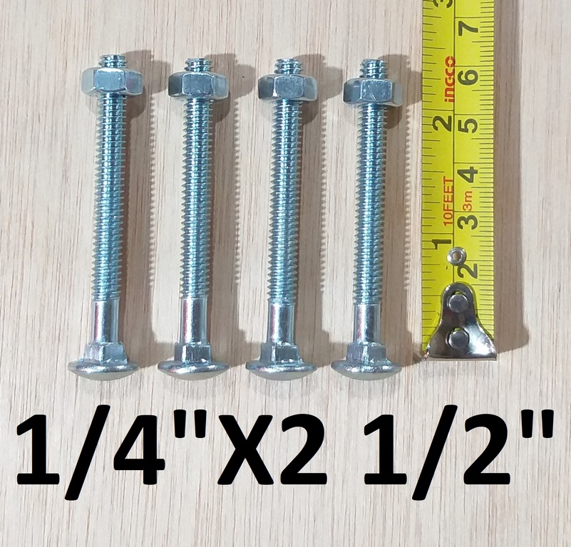 PERNO CAB.COCO 1/4´´X 2.50´´ (2 1/2´´) KG. 55 PERNO C.T