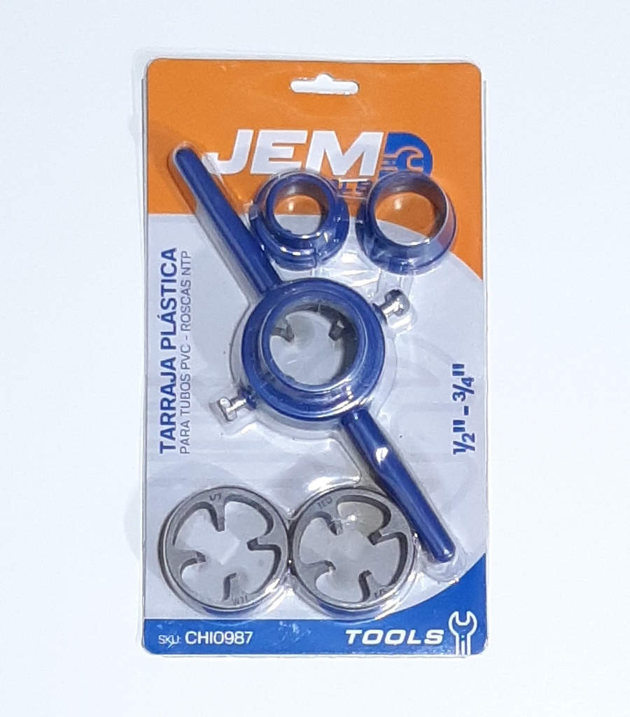 JGO TARRAJA JEM PVC 1/2, 3/4, 1