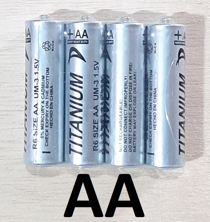 PILA TITANIUM AAX4 R6 UM-3 1.5V