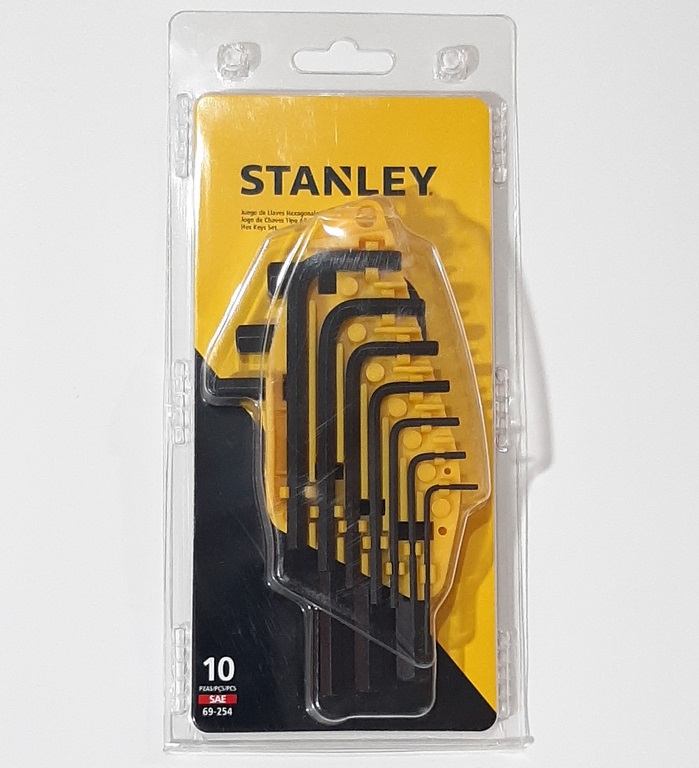 JGO LLAVE HEXAGONAL STANLEY 10PCS 1/16-3/8 95IB69251