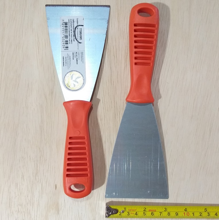 ESPATULA 3 TRAMONTINA 8CM METAL M/PLASTICO