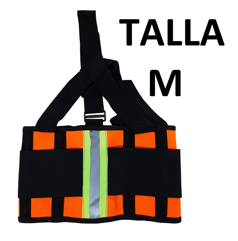 CINTURON PROT.COLUMN.LUMBARES M REFLEC.NARAN/GRIS