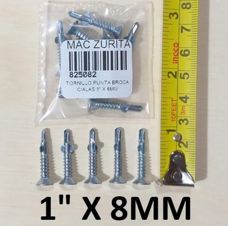 TORN.PUNTA BROCA 8X1´´ C/ALAS C/AVELLANADA GALV