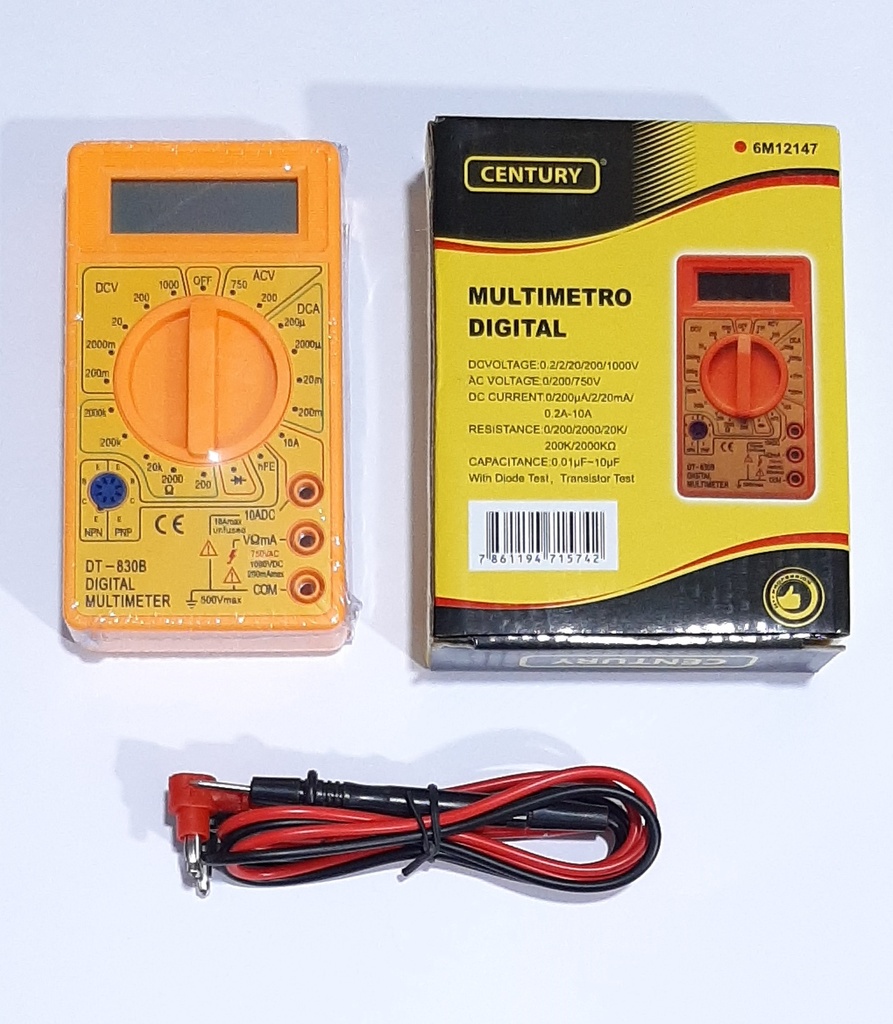 MULTIMETRO DIGITAL DT-830B