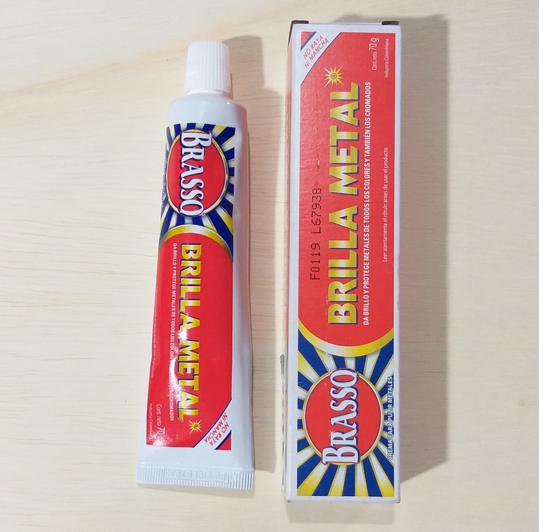 BRASSO P/PULIR METAL PASTA BRAZO ORIGINAL