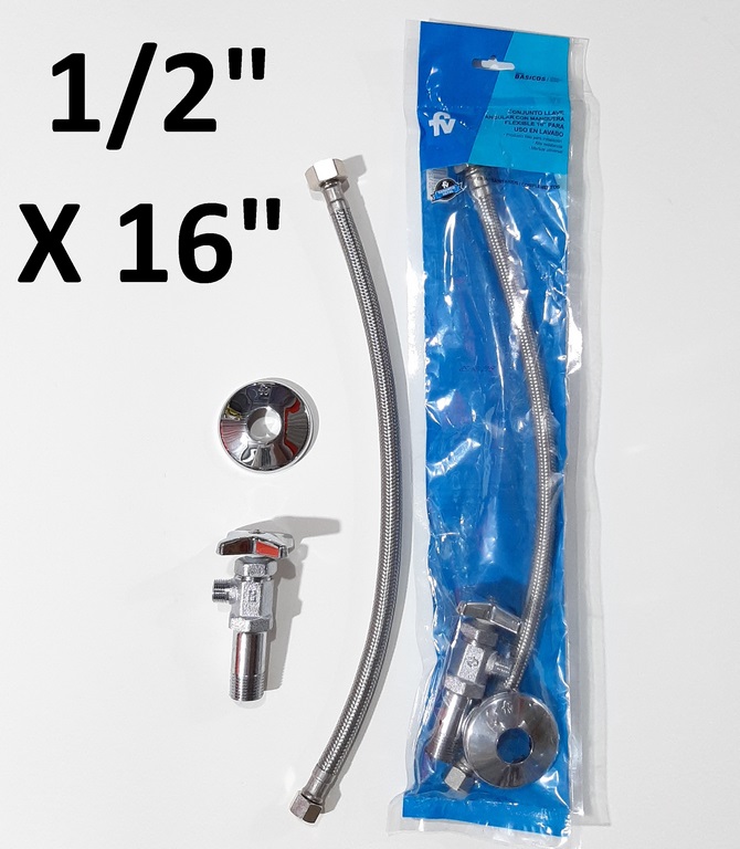 JGO LLAVE FV ANGULAR P/LAVAMANOS C/MANG.262.05 DH CR