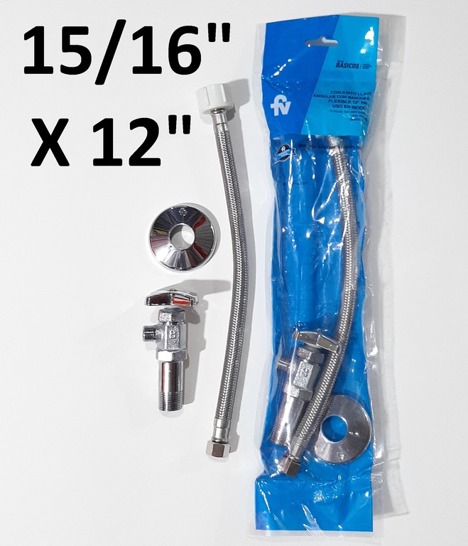 JGO LLAVE FV ANGULAR P/INODORO C/MANG.12 E266.02 DH CR