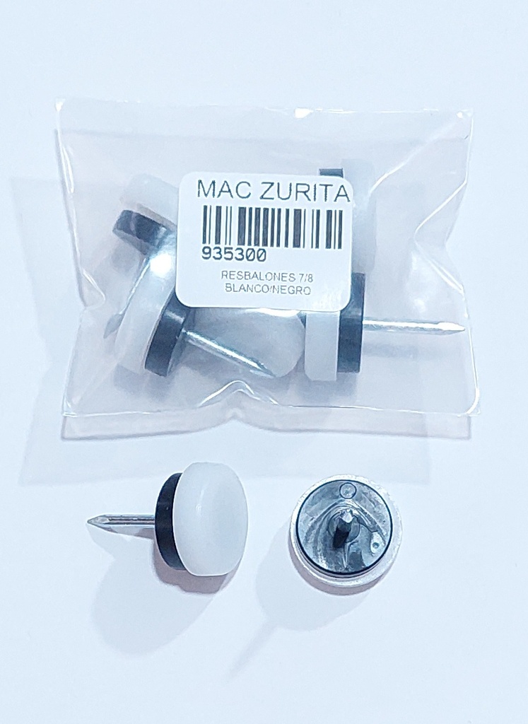 RESBALONES 7/8 BLANCO/NEGRO