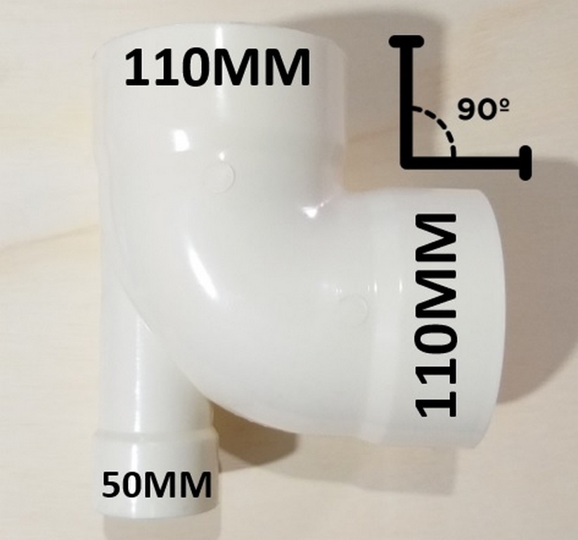 CODO 110X50X90 C/RAM ECON-NEXION