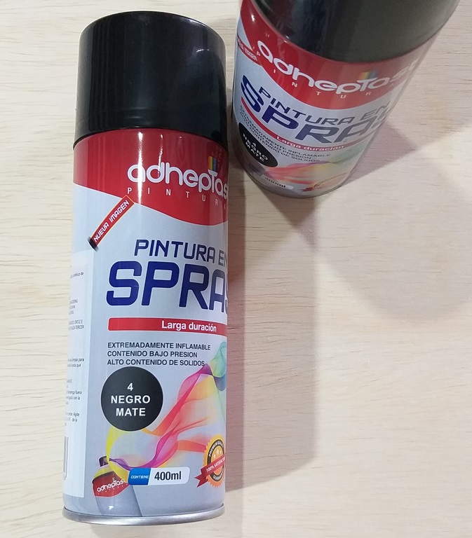 P.SPRAY ADHEPLAST NEGRO MATE 4