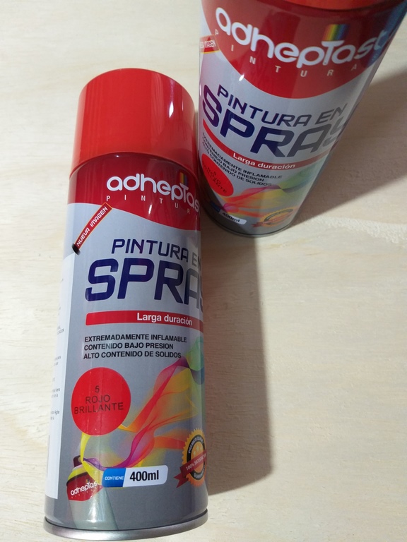 P.SPRAY ADHEPLAST ROJO BRILLANTE 5