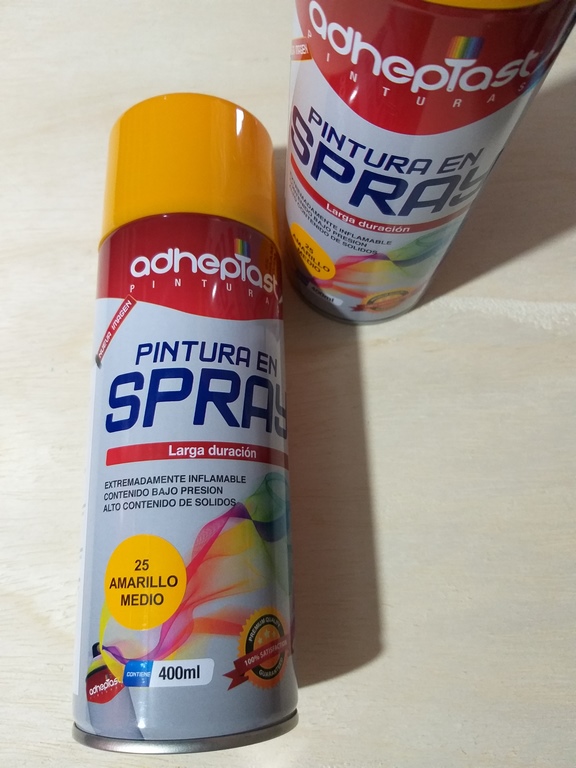 P.SPRAY ADHEPLAST AMARILLO MEDIO 25