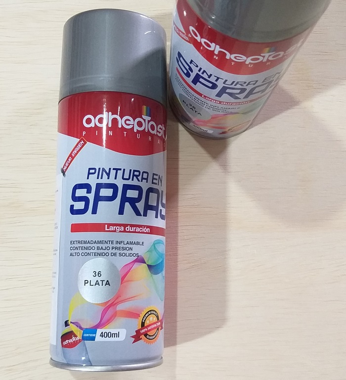 P.SPRAY ADHEPLAST PLATA 36
