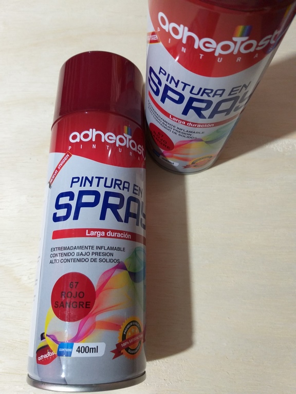 P.SPRAY ADHEPLAST ROJO SANGRE