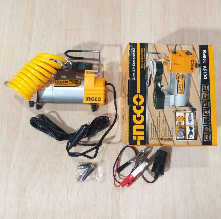 MINI COMPRESOR AIRE INGCO AUTOMAT 140PSI - 12V