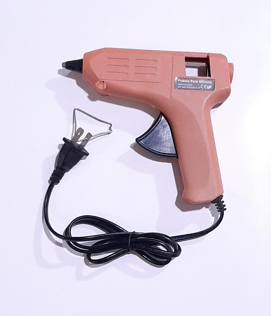 PISTOLA P/SILICON ROJA HOT MELT 40-60W 110V/240V