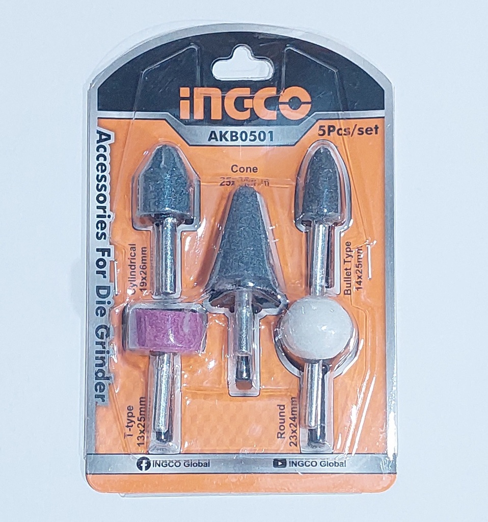 FRESAS P/PULIR 5 PCS INGCO