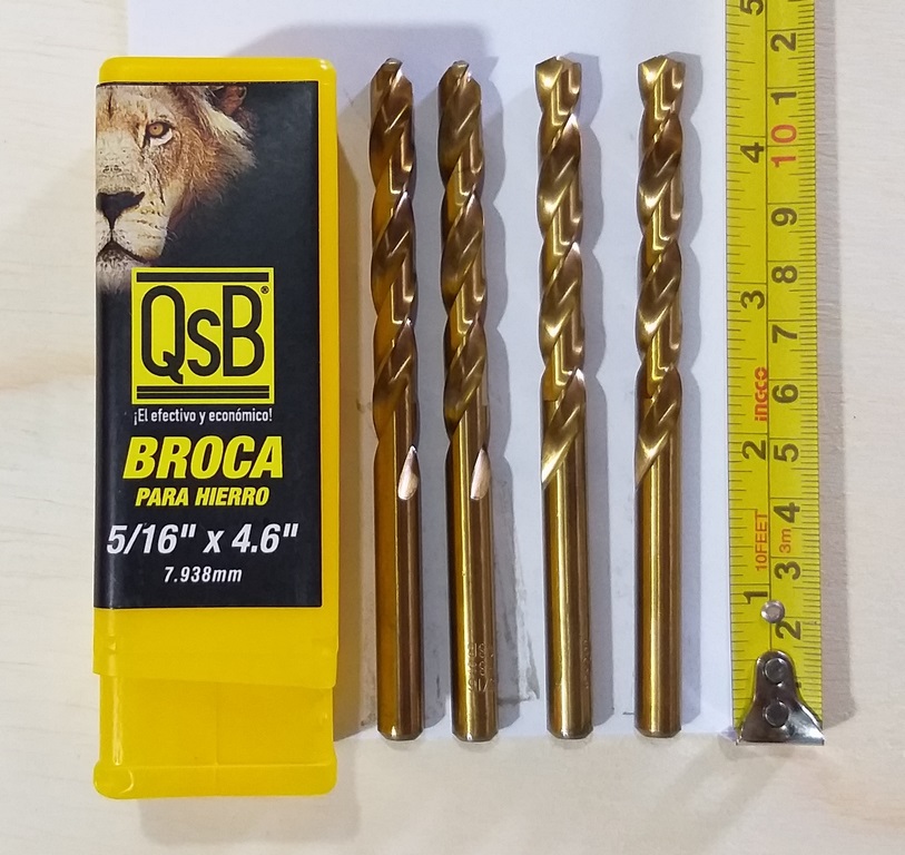 BROCA HSS 5/16 X 4.6´´ QSB