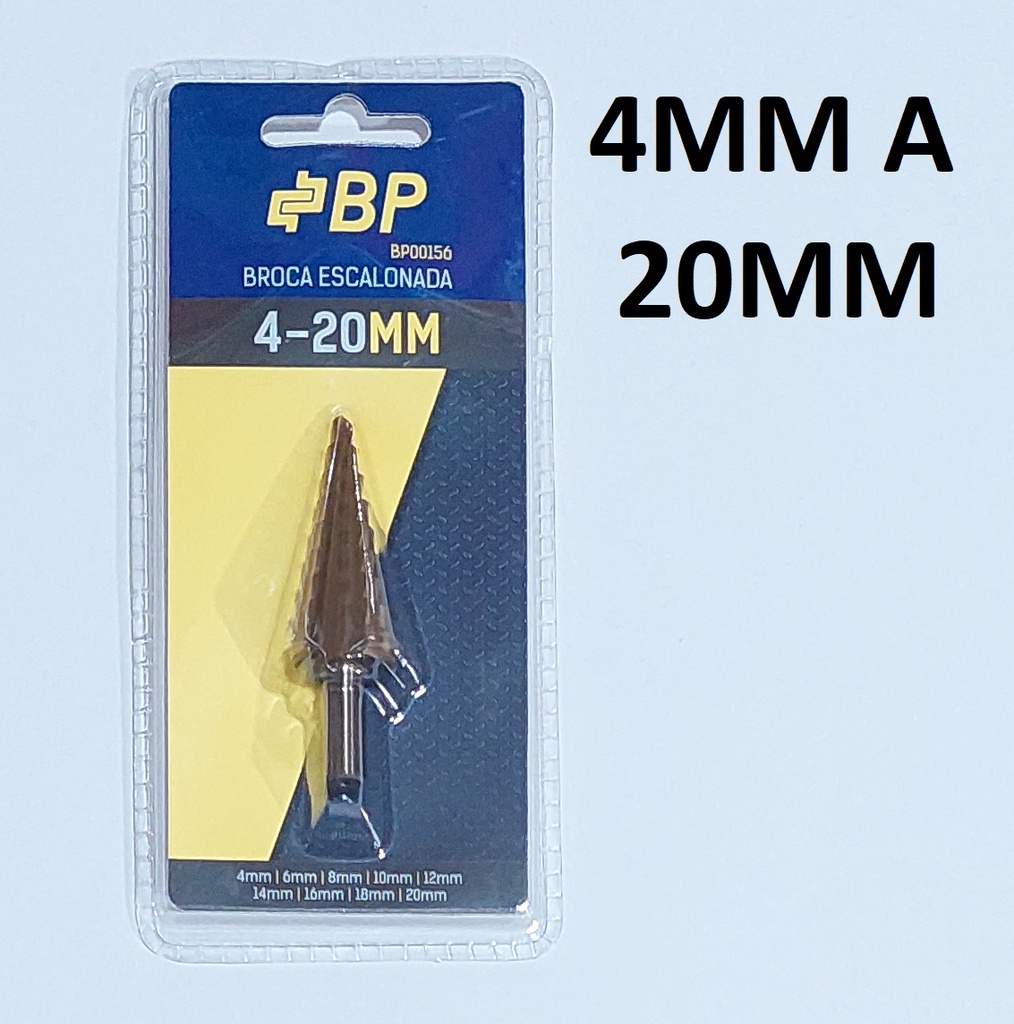 BROCA ESCALONADA 9 NIVELES 4MM A 20MM BP AVELLANADA