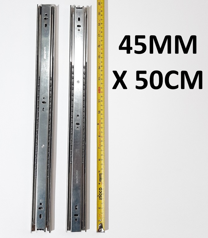 RIEL EXTENSION TOTAL BP 45MM X 50CM PAR