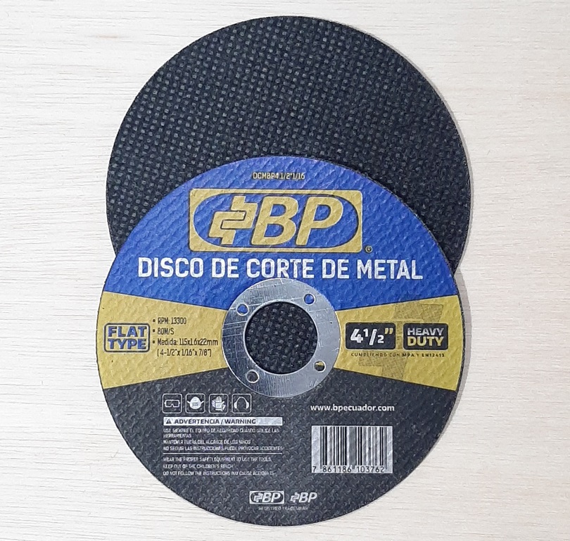 DISCO CORT.MET. 4 1/2 BP 1/16X7/8