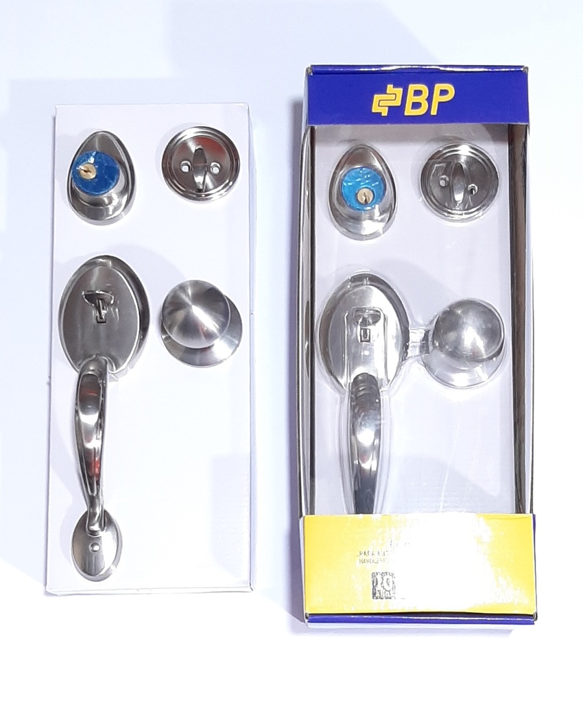 CERRADURA BP P/PUERTA PRINC. NIQUELADA
