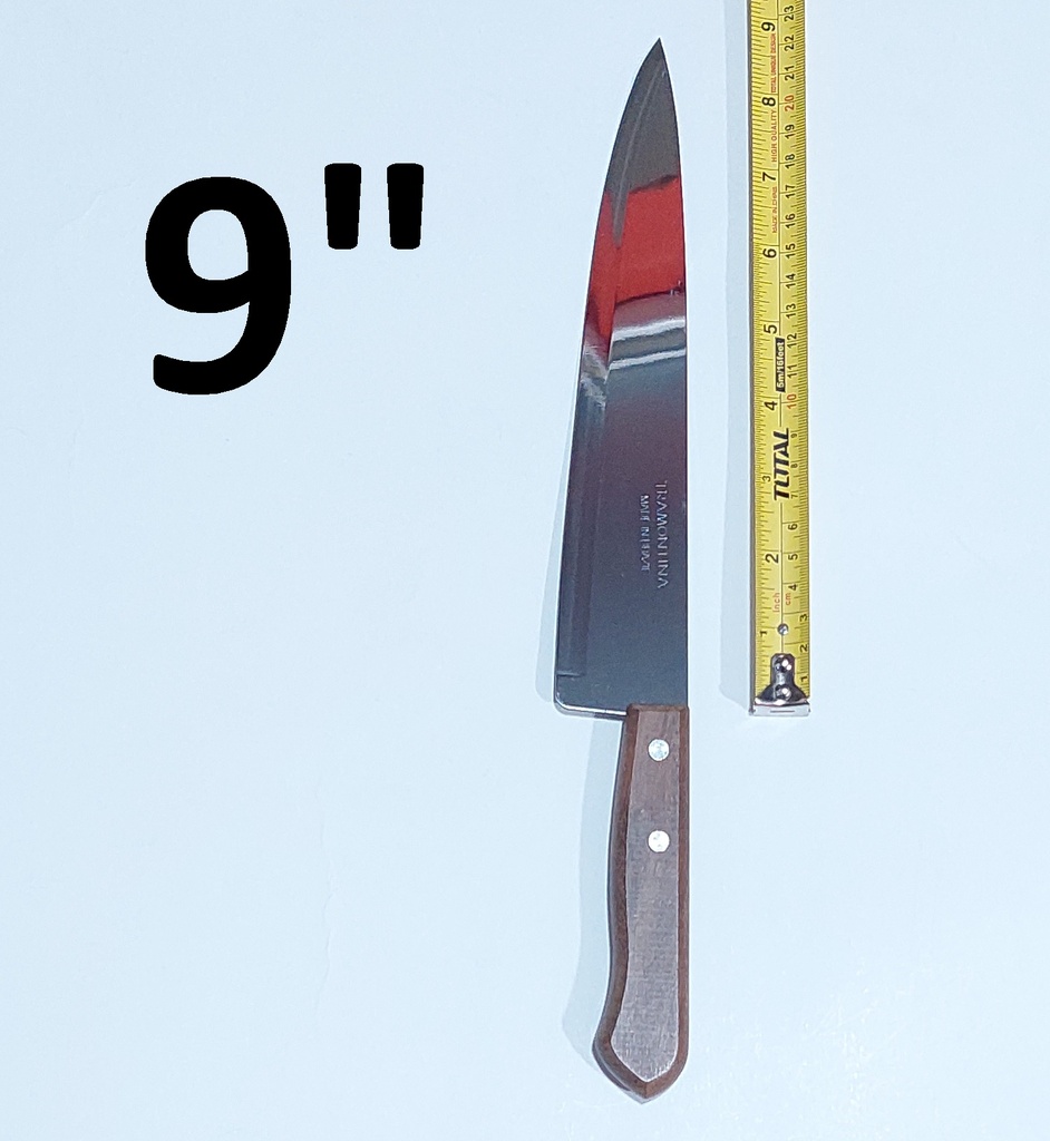 CUCHILLO TRAMONTINA 9´´ PUNTA FINA M/MADERA