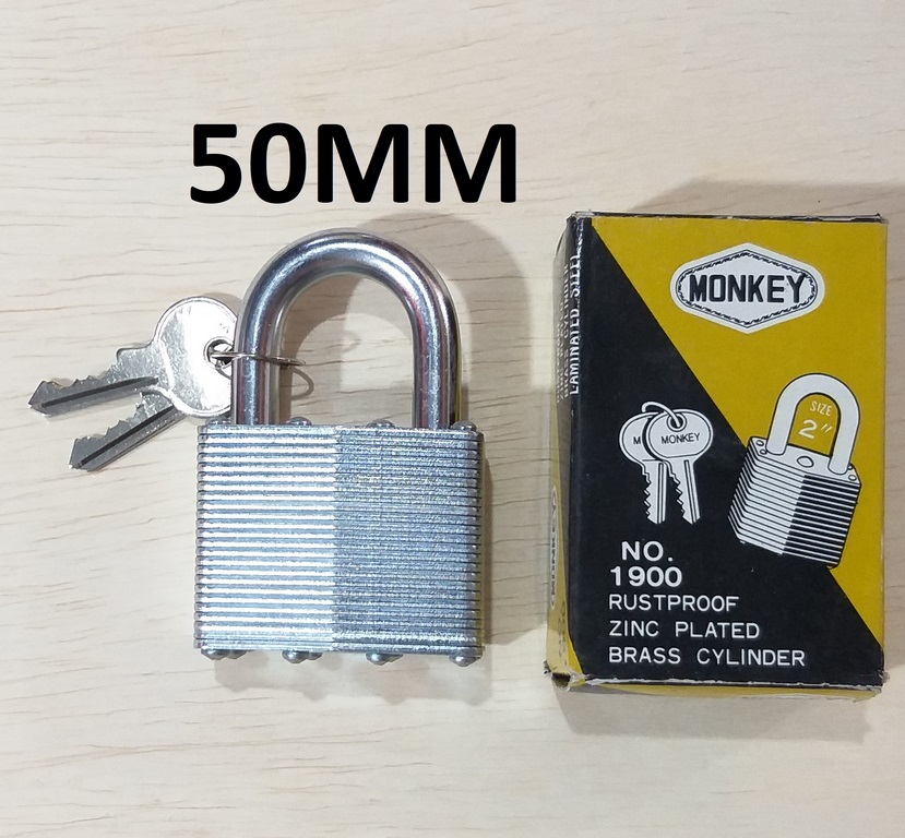 CANDADO MONKEY 50MM LAMINAD